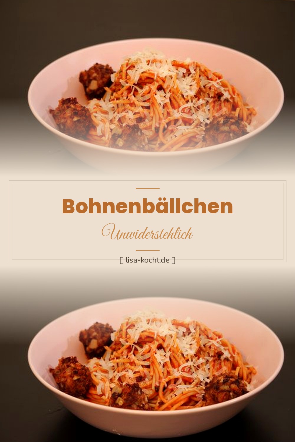 Pinterest Pin: Bohnenbällchen Rezept – Knusprige Falafel-Alternative