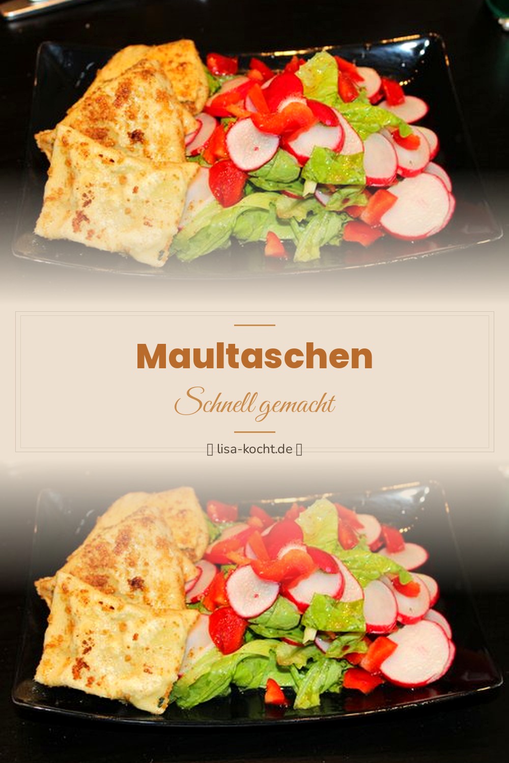 Pinterest Pin: Maultaschen Rezept – Selbst gemacht wie in Schwaben